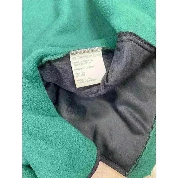Vintage The North Face Vest Men’s XL Green Fleece Full Zip Made In USA EUC - Picture 5 of 8